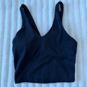 All in Motion Black Crop Top